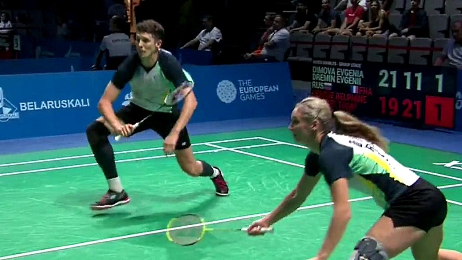 Juegos Europeos Minsk - Bádminton Dobles Mixtos Clasificatorias: Francia - Rusia - ver ahora