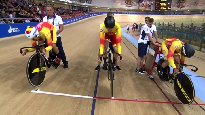  - Ciclismo en pista Calificatorias Velocidad Equipos