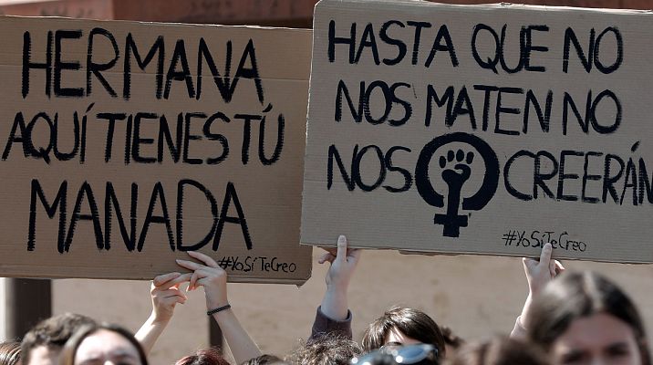 Telediario 1 - La víctima de 'La Manada' asegura en una carta que el  proceso ha sido "largo, intenso y agotador"