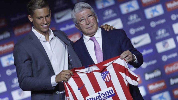 Telediario 1 - Marcos Llorente, presentado como nuevo jugador del Atlético de Madrid