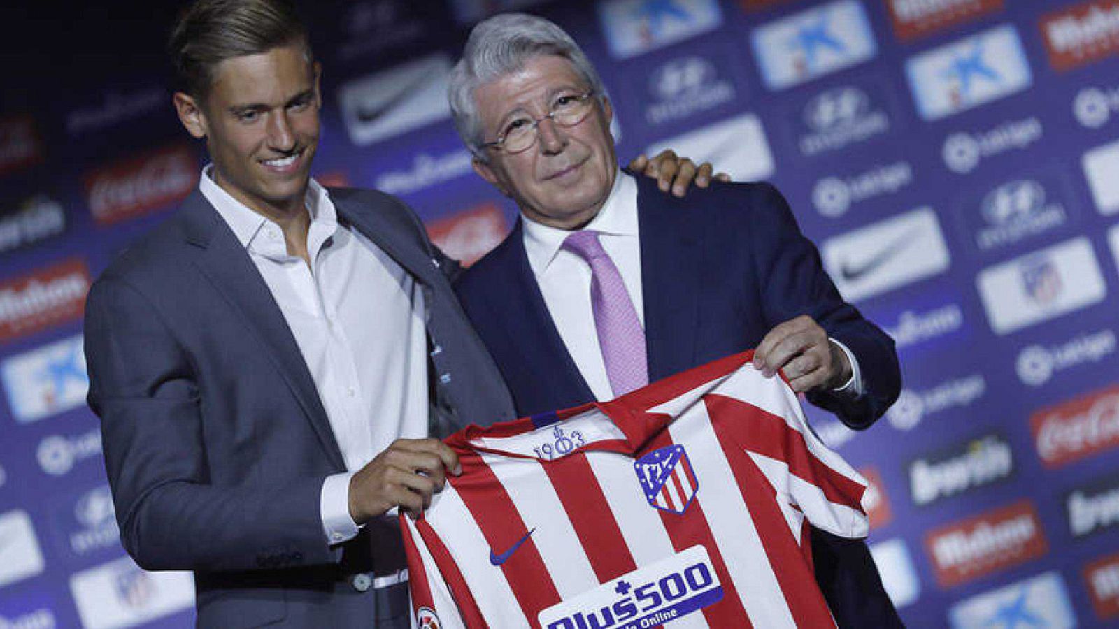 Marcos Llorente, presentado como nuevo jugador del Atlético de Madrid