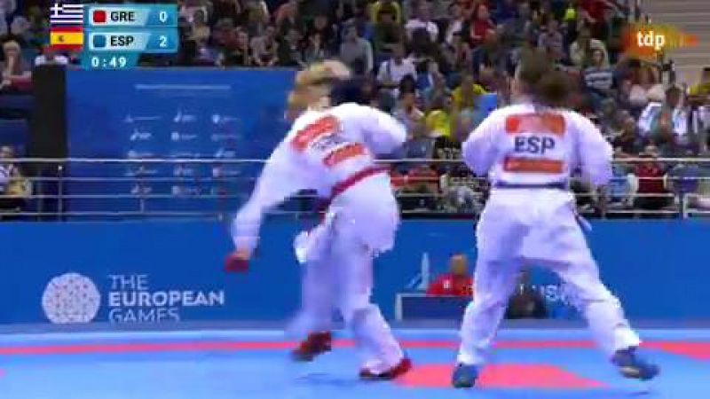 Laura Palacio vence en semifinales de kumite +68 Kg