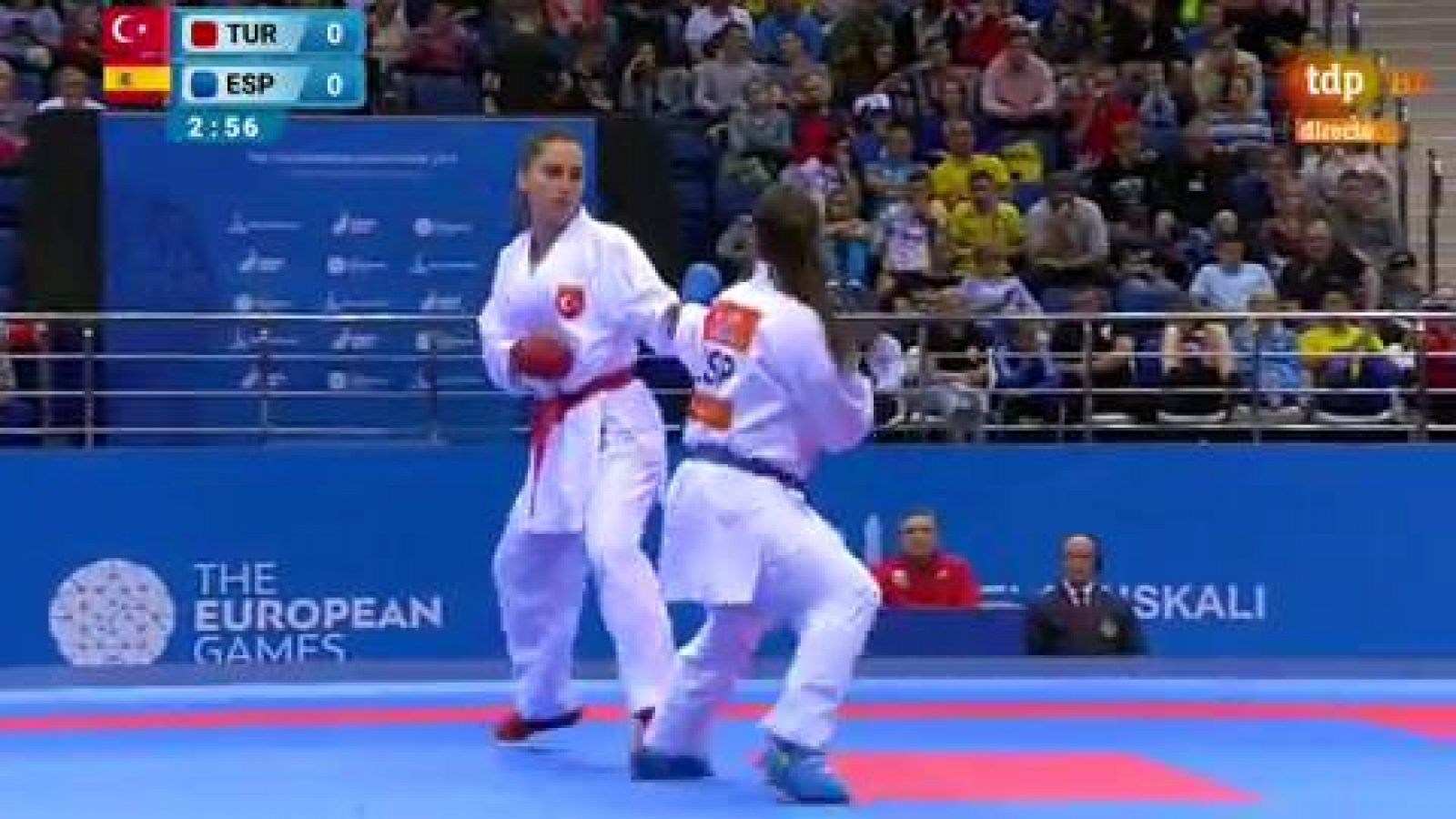 Juegos Europeos | Kárate: Laura Palacio, logra el oro en kumite RTVE.es