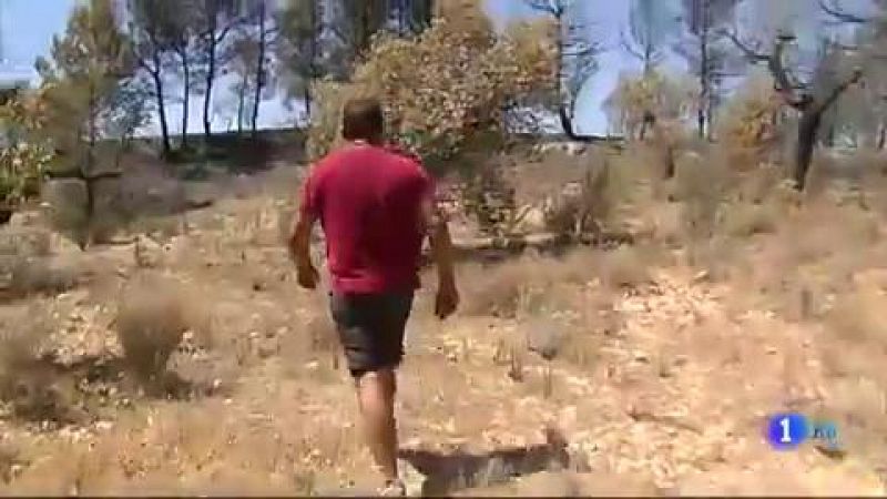 Hoy algunos vecinos ven por primera vez los daños del incendio