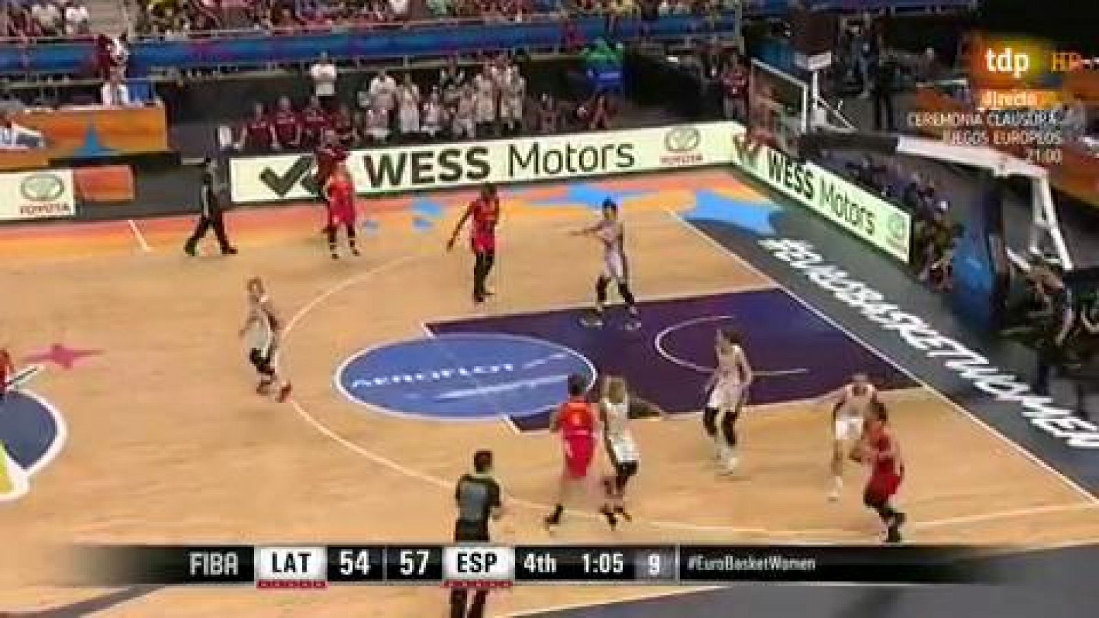 Eurobasket 2019: España pasa directamente a cuartos con su apretada victoria ante Letonia (56-59) -RTVE.es