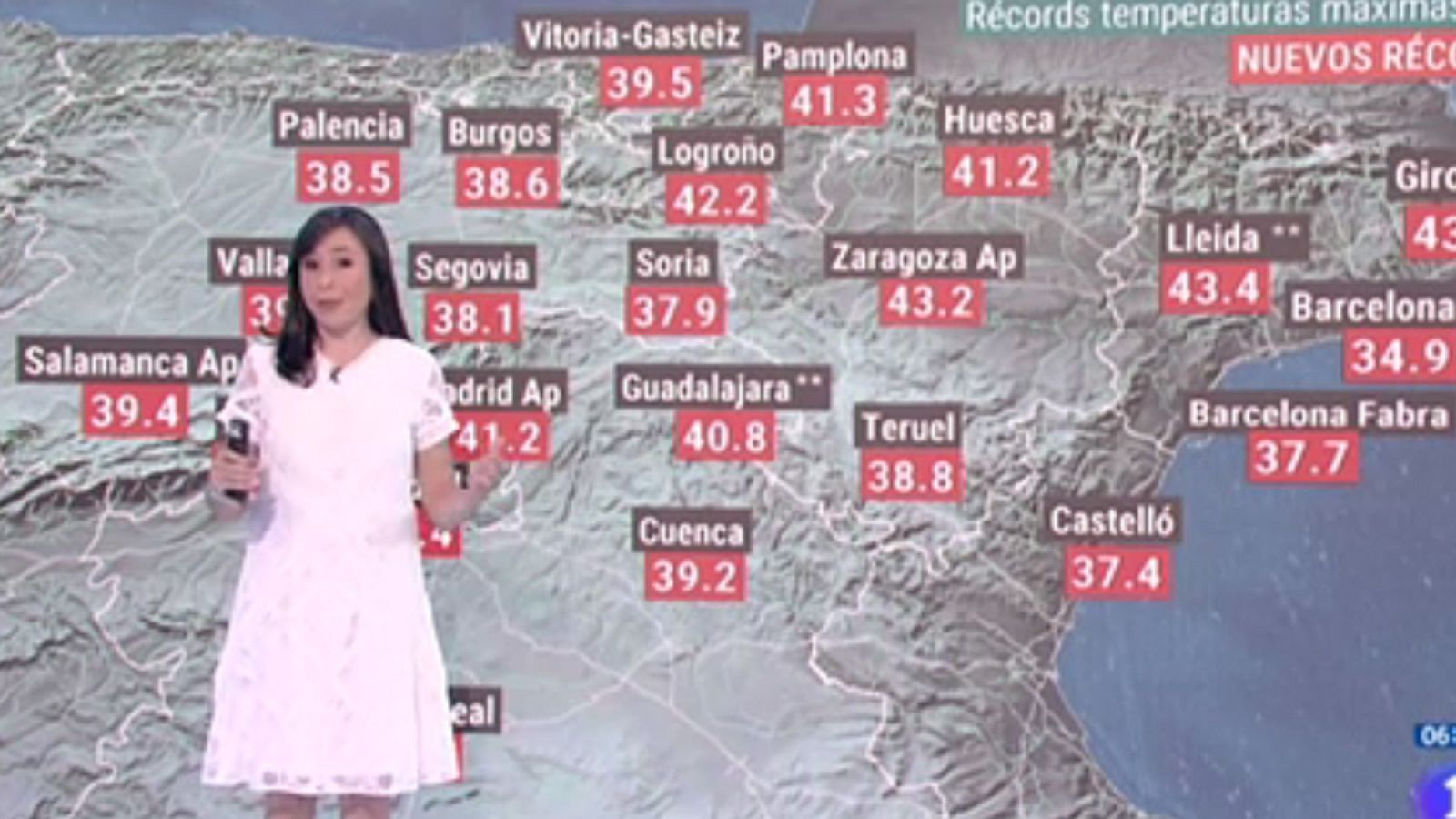 El tiempo: Las temperaturas bajan levemente pero seguirán altas en el centro, Baleares y nordeste | RTVE Play