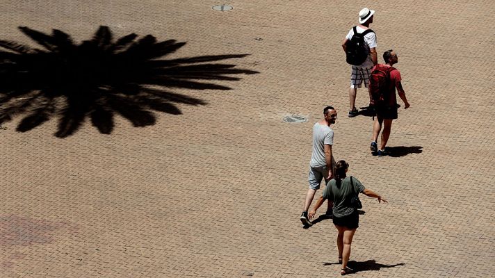 Temperaturas todavía altas, aunque en clara tendencia a descender