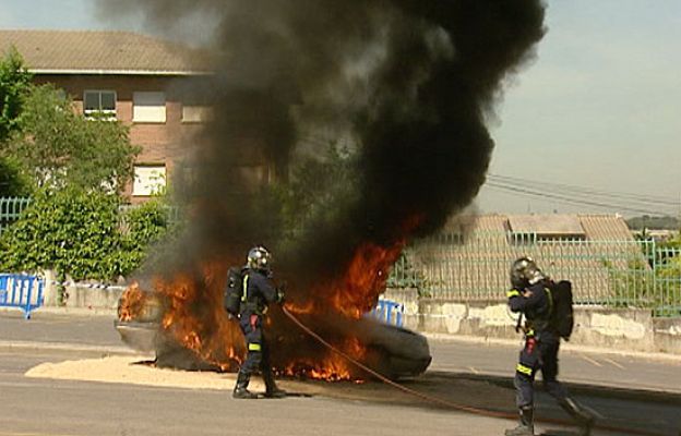 Simulacro de accidente múltiple