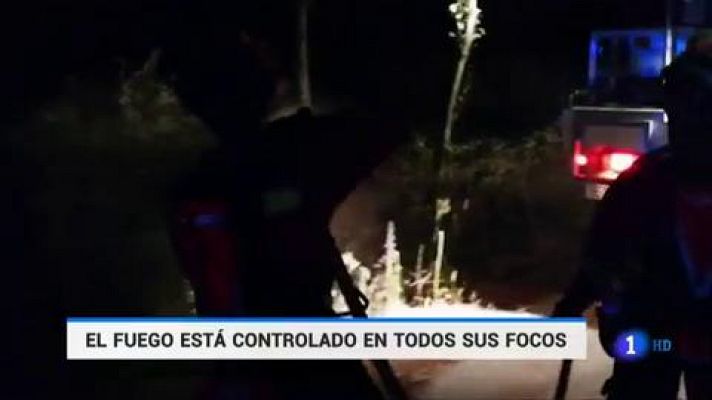 Los bomberos controlan el incendio en Cenicientos y se centran ya en enfriar los puntos calientes para evitar rebrotes