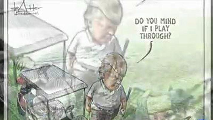 Telediario 1 - Un dibujante canadiense despedido