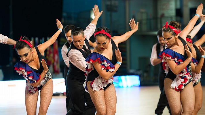 Baile deportivo. Campeonato de España Latinos 2019.