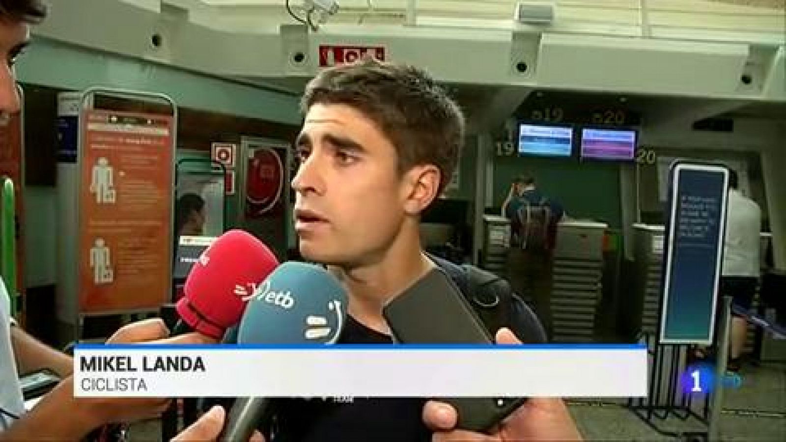 Telediario 1: Mikel Landa: "Me veo muy bien y no me voy a conformar con nada" | RTVE Play