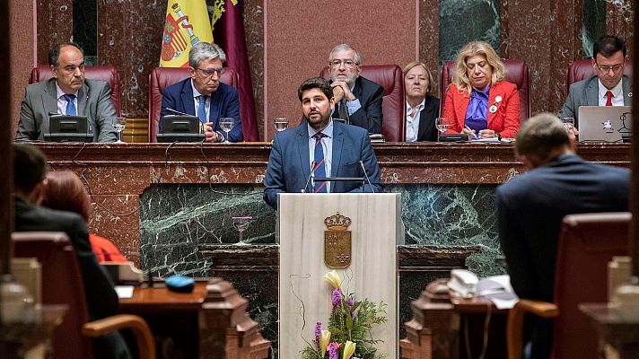 La tarde en 24h - Vox tumba la investidura del popular Fernando López Miras en Murcia