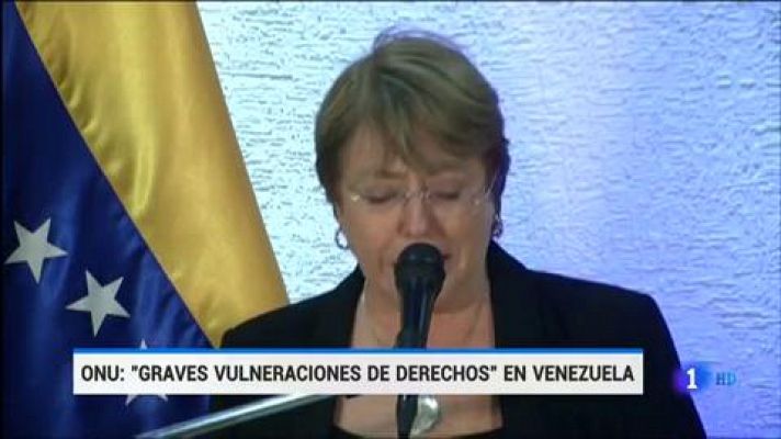 Telediario 1 - La ONU presenta un informe en el que denuncia graves violaciones de los derechos humanos en Venezuela