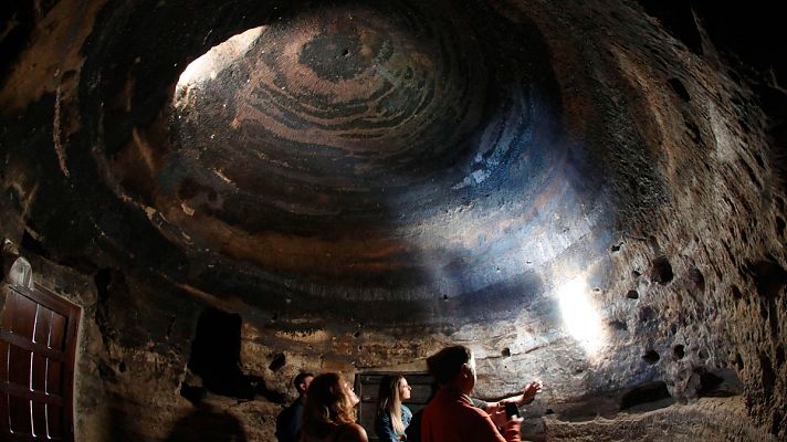 Telediario 1 - La Unesco valorará Risco Caído, Gran Canaria, para declararlo Patrimonio Mundial