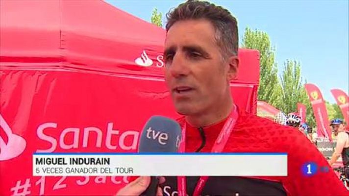 Telediario 1 - Indurain: "Para ganar el Tour hay que ser un corredor hecho"