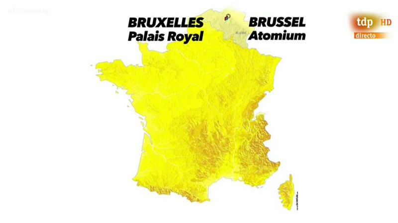 El Tour sigue en Bruselas para la disputa de la segunda etapa, una contrarreloj por equipos de 27,5 kilómetros con salida junto al Palacio Real y meta en el Atomiun, símbolo de la ciudad, a escasos metros del Estadio de Heysel. Una jornada propicia p