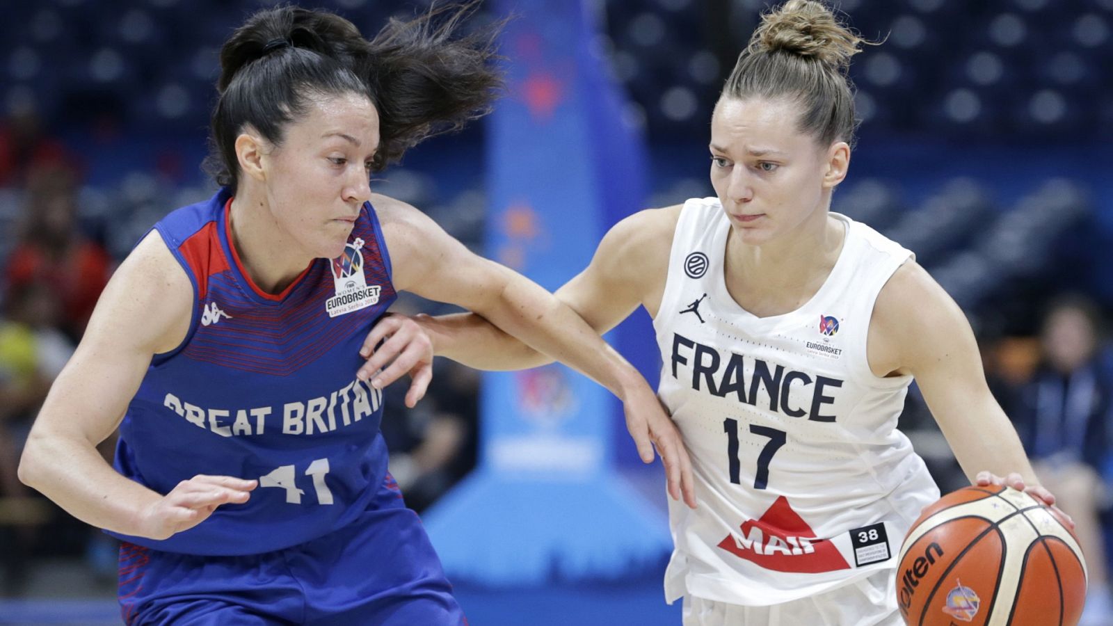 Baloncesto en RTVE: Cto. Europa femenino, 1ª Semifinal: Francia - Gran Bretaña | RTVE Play