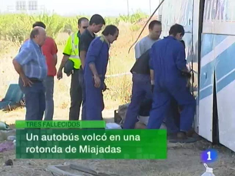  Noticias de Extremadura. Informativo Territorial de Extremadura. (25/06/09)