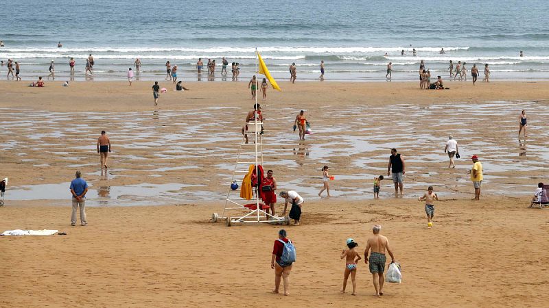 Temperaturas en ascenso y chubascos  en el Mediterráneo