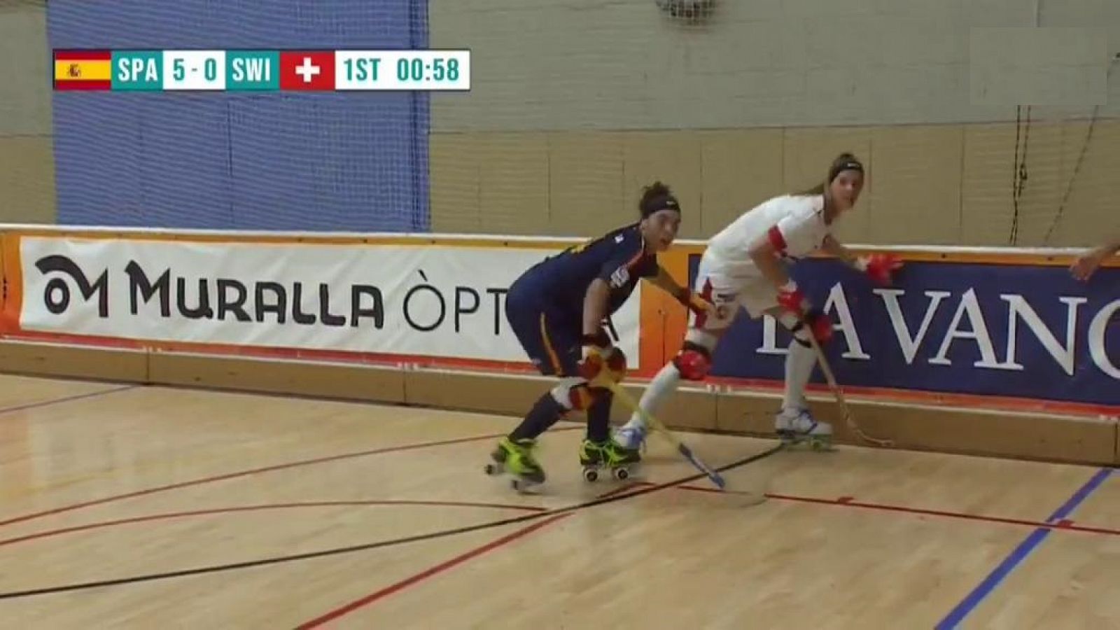 Hockey sobre patines- World Roller Games femenino: España - Suiza