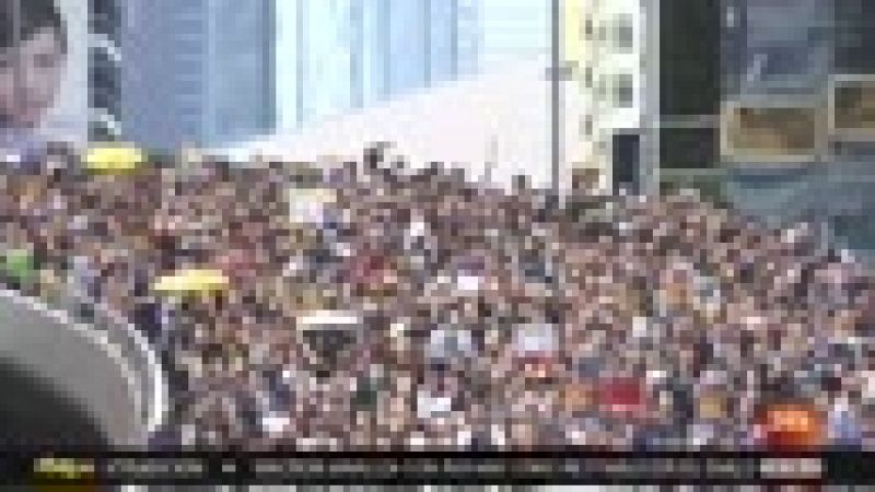 Miles de hongkoneses vuelven a la calle para protestar contra la ley de extradición