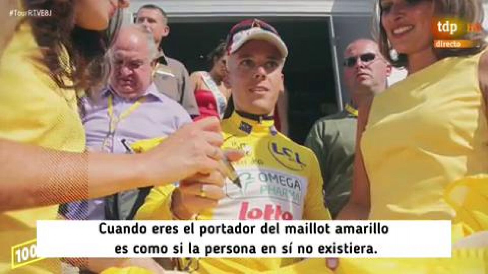 El ciclista belga vistió la preciada prenda del Tour en 2011 y describe lo que significa llevar puesto un maillot que cumple 100 años.