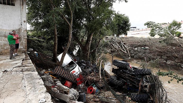 Un muerto en Navarra por las intensas lluvias que han provocado la crecida del río Cidacos 