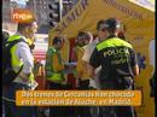  - 57 heridos en el choque de trenes