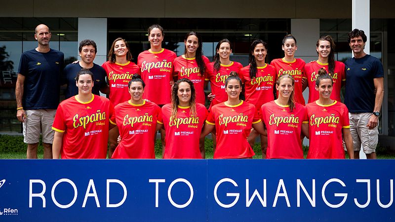 La selecci�n femenina de waterpolo va "a por el oro" al Mundial de Gwangju