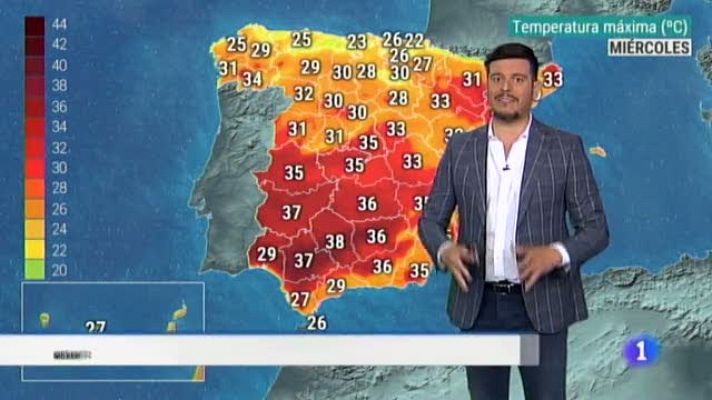 El Tiempo en Extremadura - 10/07/19