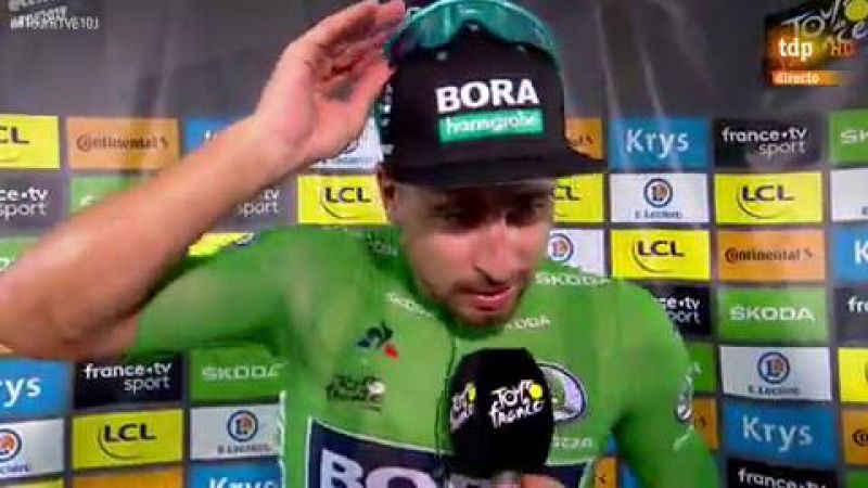Tour 2019 - Sagan, tras desquitarse por la victoria de etapa: "Victory is coming" | Ver