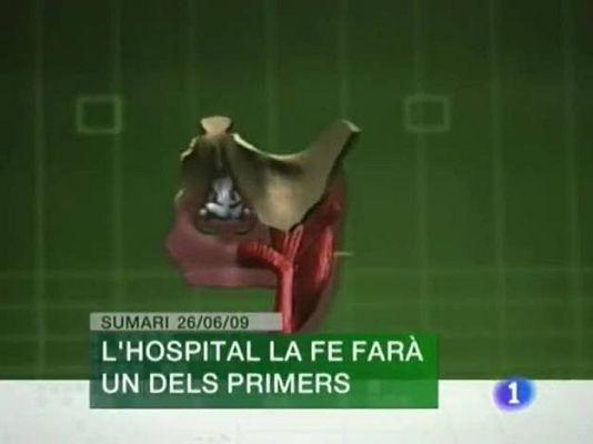 L'informatiu - Comunitat Valenciana - L'informatiu Comunitat Valenciana - 26/06/09