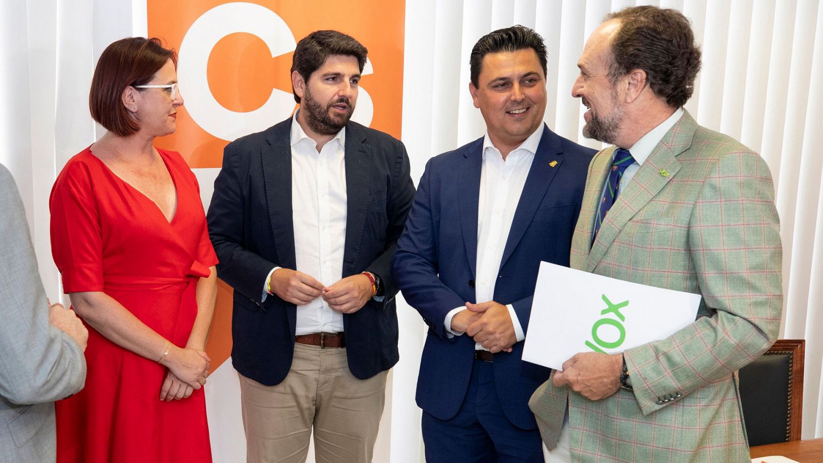 Vox renuncia a cualquier cargo en el futuro Gobierno de Murcia 