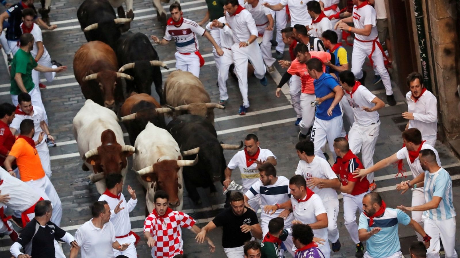 Sanfermines 2019 - Sexto encierro completo - RTVE.es