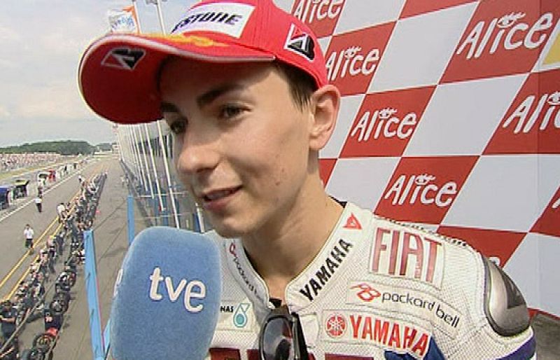 Jorge Lorenzo ha preferido no arriesgar frente a Rossi para conservar el segundo puesto.