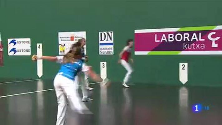 El deporte femenino sigue dando pasos firmes, esta vez en el Torneo San Fermín de Pelota Vasca