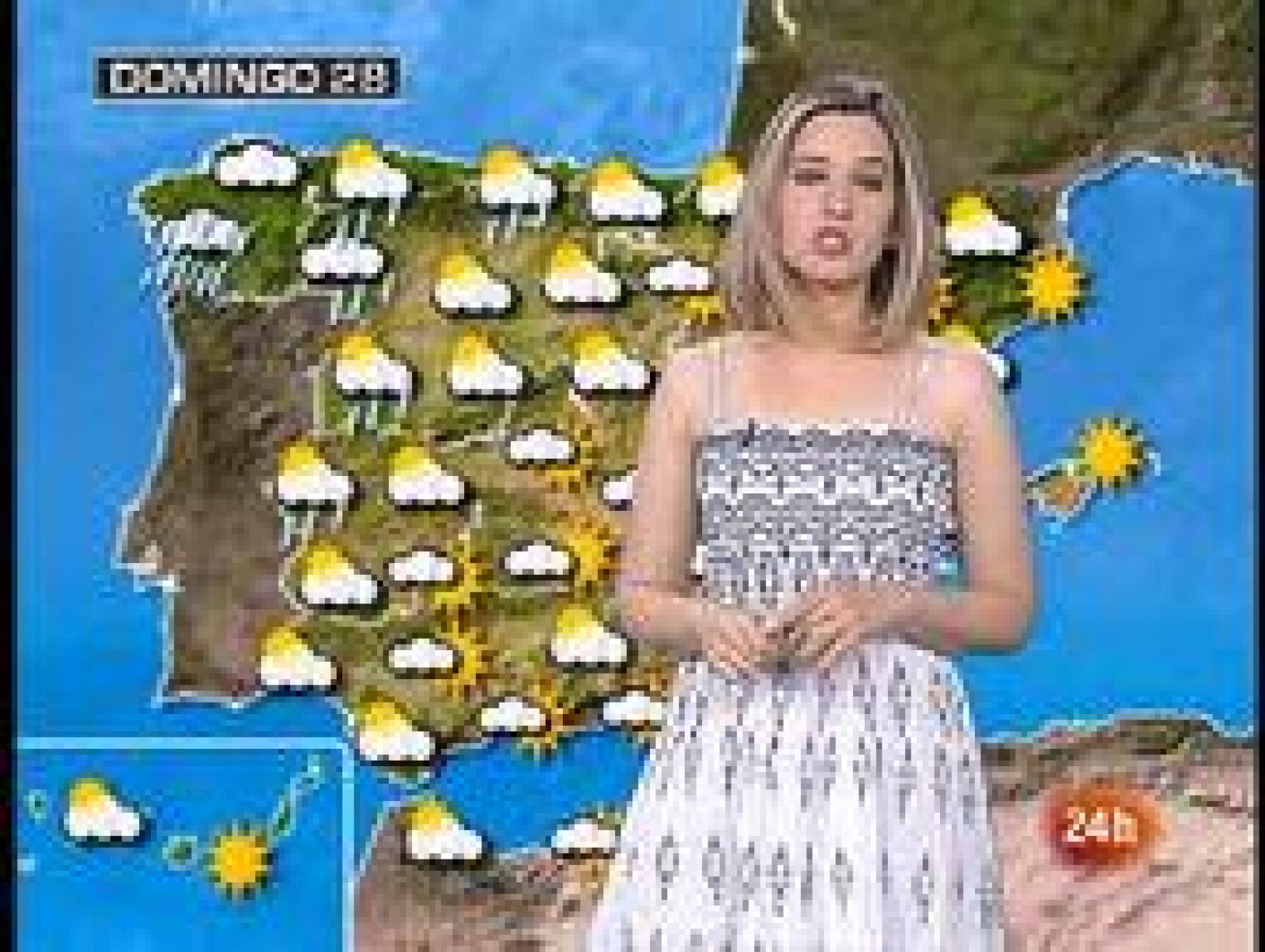 La Agencia Estatal de Meteorología (Aemet) anuncia para hoy precipitaciones débiles, localmente moderadas y con algunas tormentas, en el noroeste peninsular, que se extenderán a otros puntos del tercio occidental peninsular y serán menos probables y más dispersas cuanto más al sur y al este.
