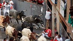 Los Miura protagonizan un último encierro peligroso con tres heridos por asta