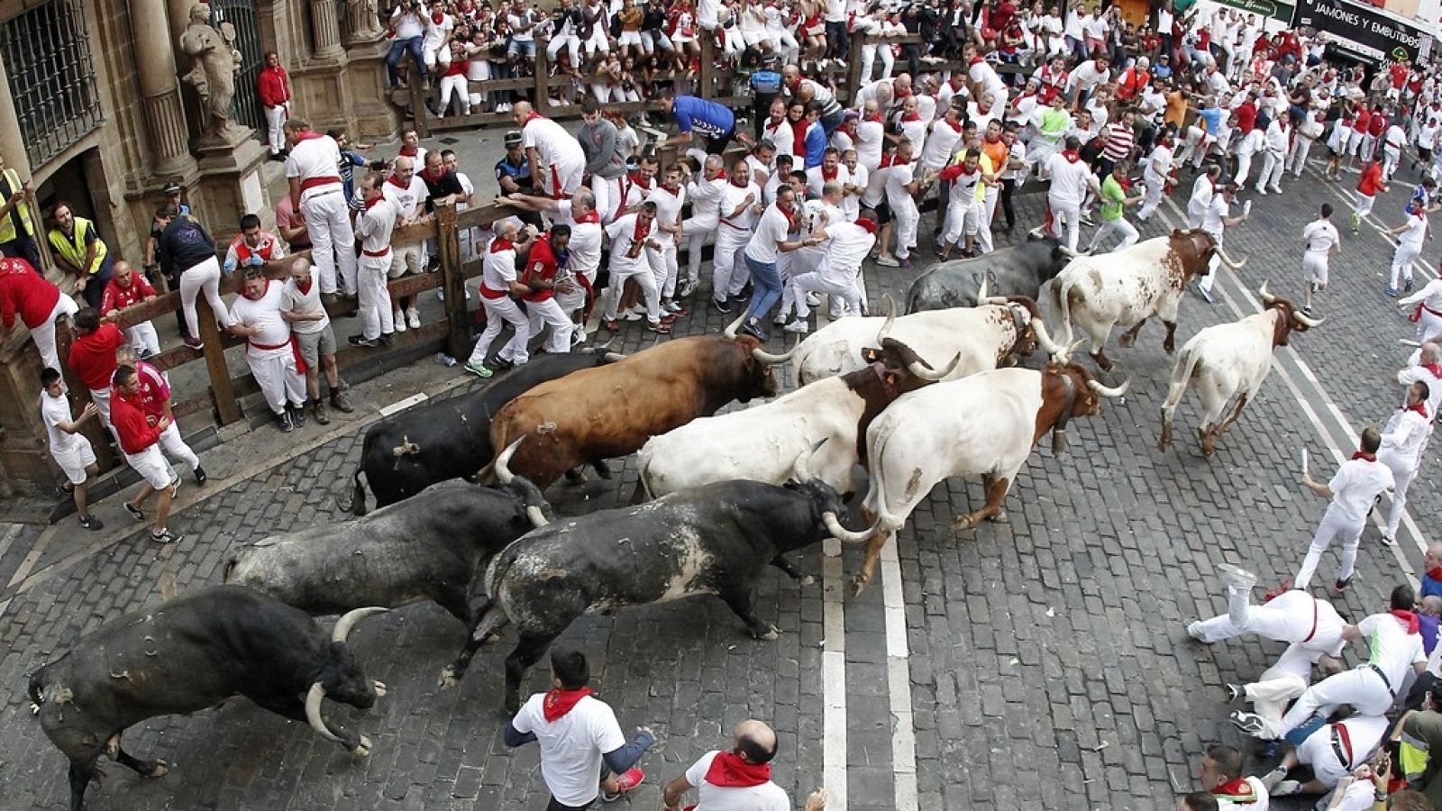 Vive San Fermín 2019 - Octavo encierro - ver ahora 