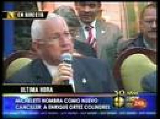  - Micheletti rechaza las amenazas