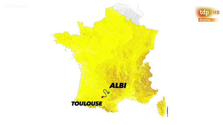 Tour de Francia - Tour 2019: Perfil etapa 12 Albi - Toulouse