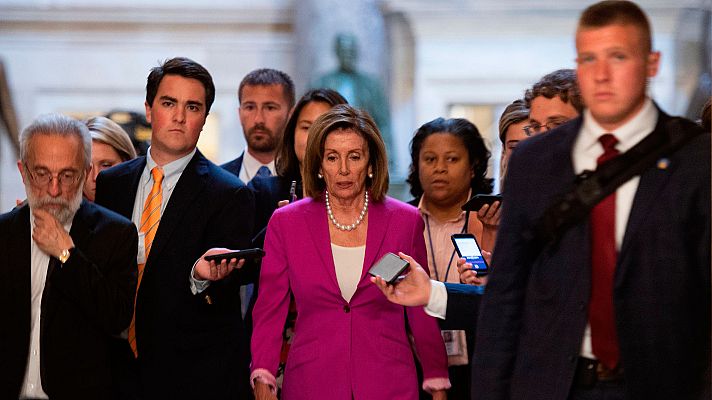 Telediario 1 - La Cámara Baja de EE.UU. aprueba la resolución contra los tuits "racistas" de Trump