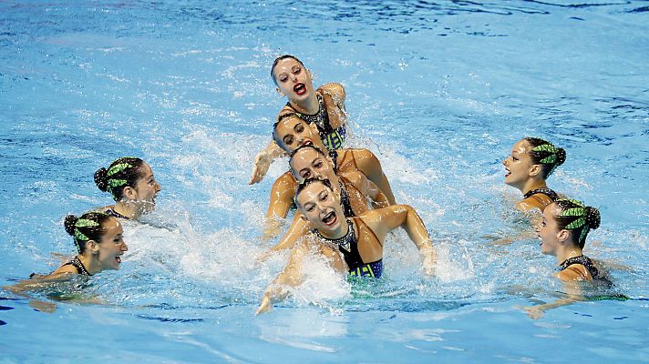  - Mundial Natación | España, quinta, supera a Italia en la preliminar de equipo libre