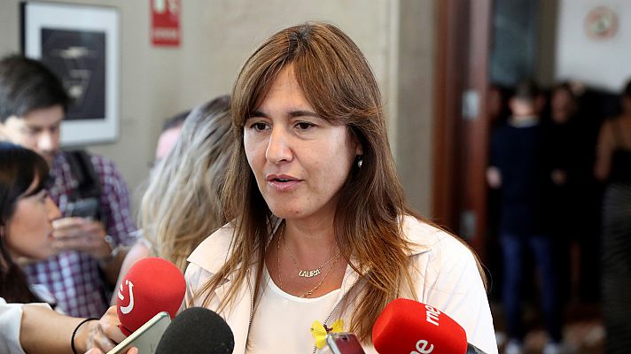 Borràs (JxCat): "No se dan las circunstancias para poder dar nuestro voto positivo a Sánchez, ni siquiera abstenernos"