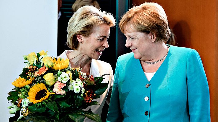 Ursula von der Leyen deja el Ministerio de Defensa alemán tras ser elegida presidenta de la Comisión Europea