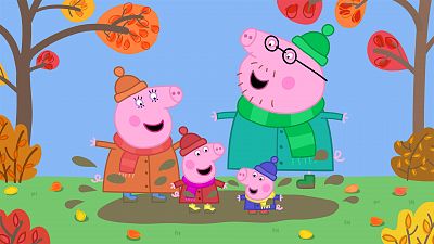 Lots of muddy puddles - Peppa Pig en inglés | Ver