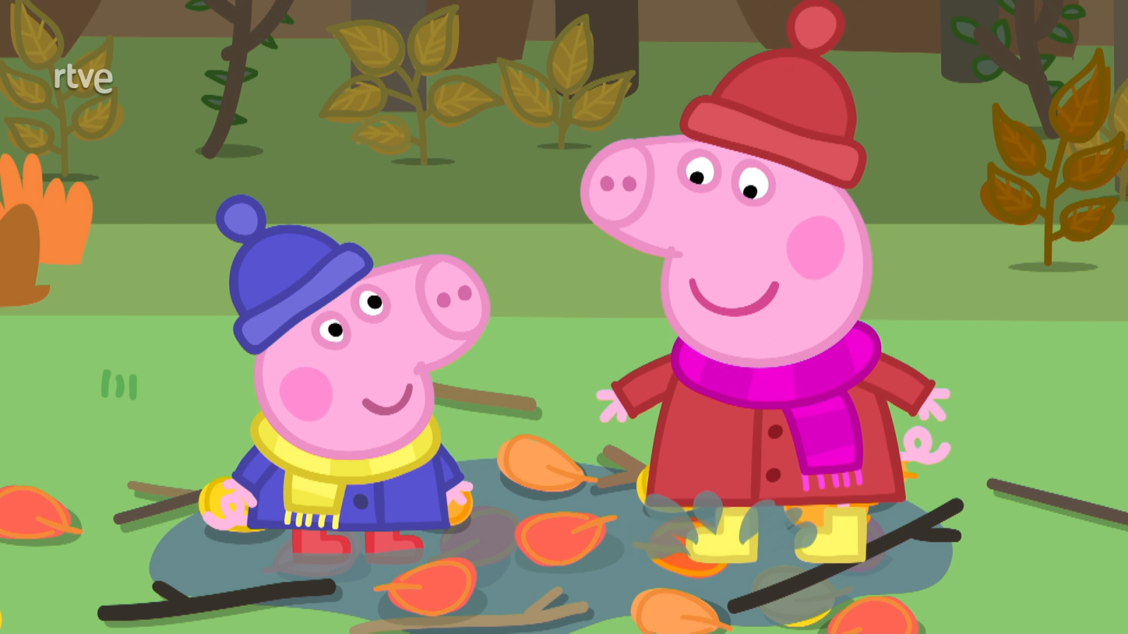 Peppa Pig - Montones de charcos - RTVE.es - Peppa Pig | Ver