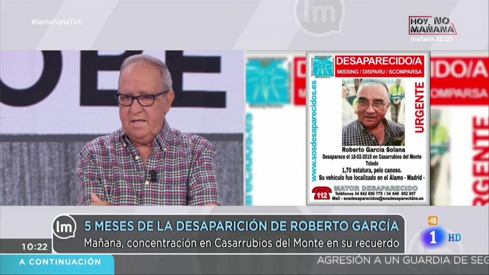 La mañana - Entrevista al hermano del desaparecido en Casarrubios del Monte hace 5 meses