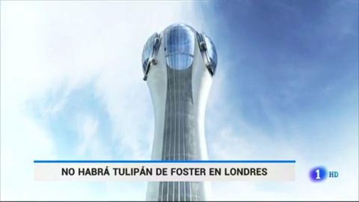 Telediario 1 - La torre de Norman Foster en Londres no se construirá por antiestética